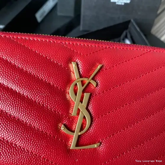 Tony Luxuries ZIPPY MONOGRAM WALLET YSL 0619